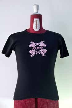 Black Graphic Print Tee