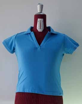 Blue Short Sleeve Polo
