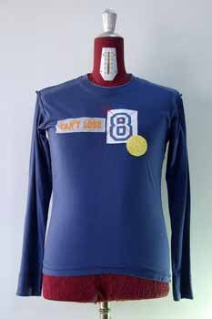 Navy Varsity Number Tee