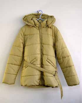 Olive Belted Puffer Jacket