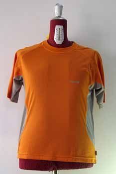 Orange Athletic Panel Tee