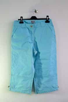 Sky Blue Cropped Capri Pants