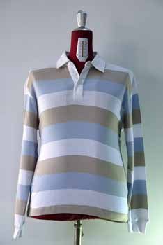 Striped Rugby Knit Sweater