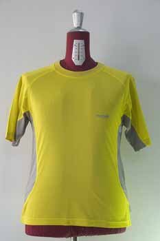 Yellow Athletic Panel Tee
