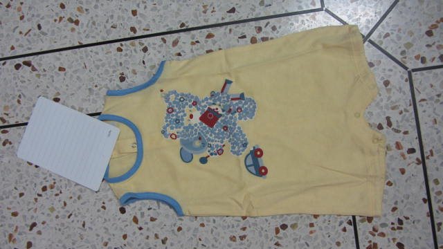 Yellow Teddy Bear Romper